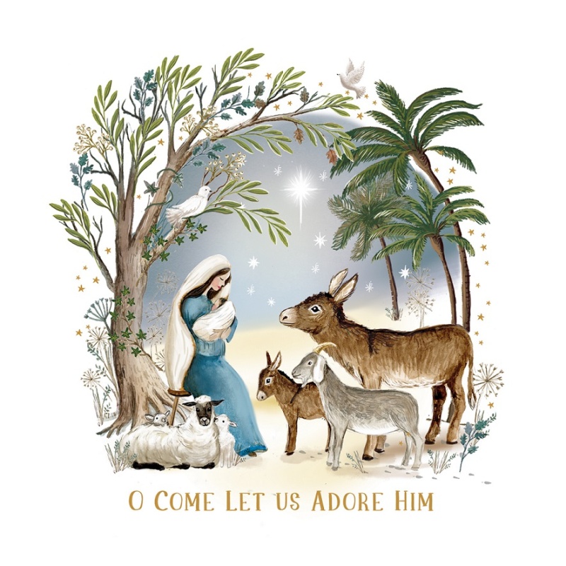 O Come Let Us Adore Him - 10 Pack